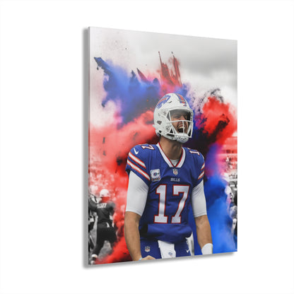 Allen, Bills Fan Concept, Football Lover, Acrylic Wall Art