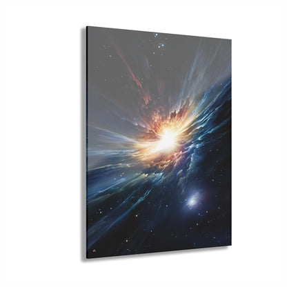 Galaxy Bomb, Space Concept Style, Acrylic Wall Art