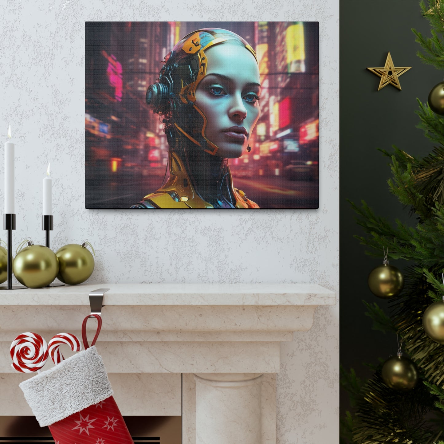 Fashion Bot Canvas Art