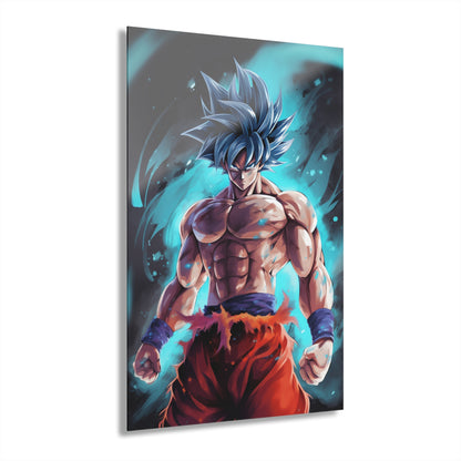 Ultra Instinct, Goku, Anime Color Splash, Concept, Acrylic Wall Art