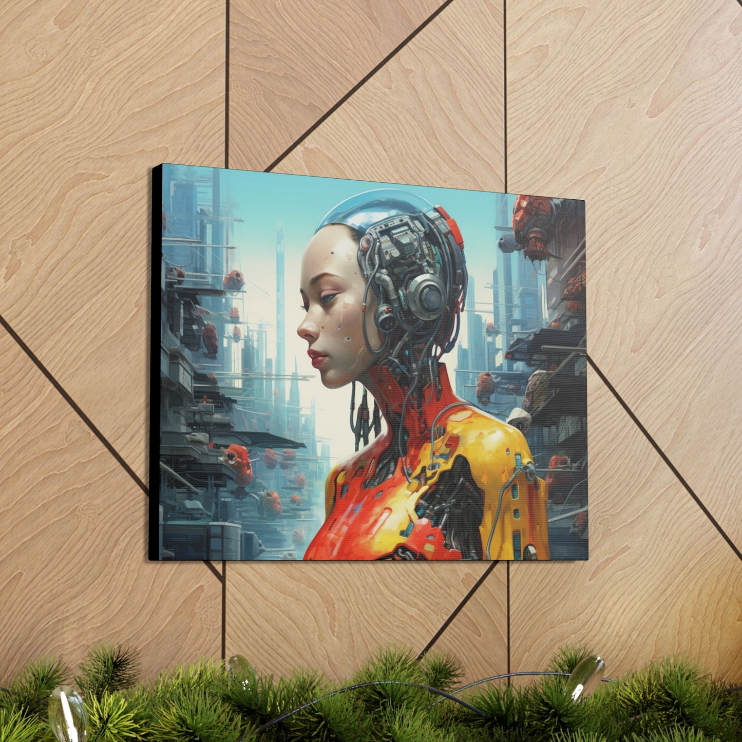 Pretty AI Canvas Art