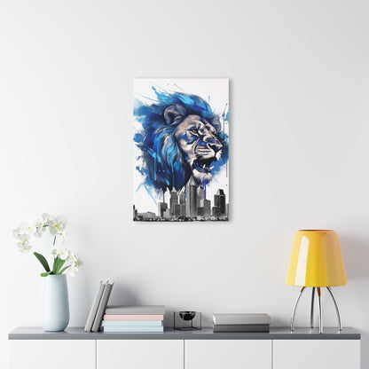 Detroit Lions Concept Style, Football Fan, Acrylic Wall Art