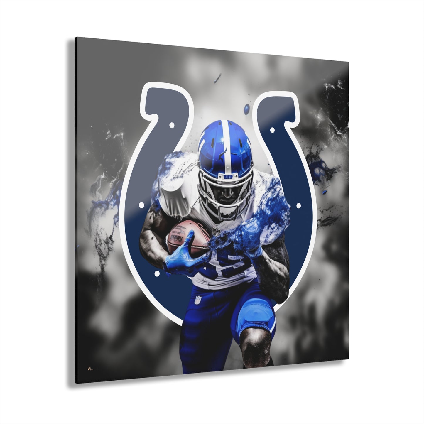 Colts Brillance, Indiana, Indianapolis, Football Fan, Concept Style, Acrylic Wall Art