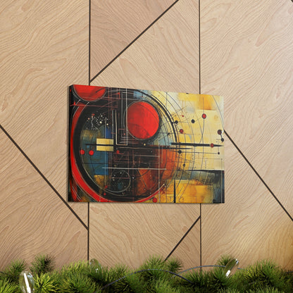 Red Compass Canvas Art