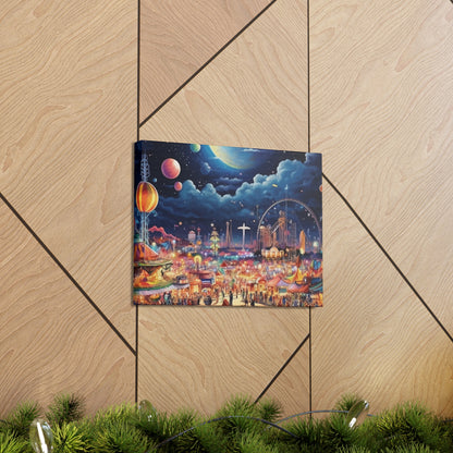 Space Carnival Canvas Art