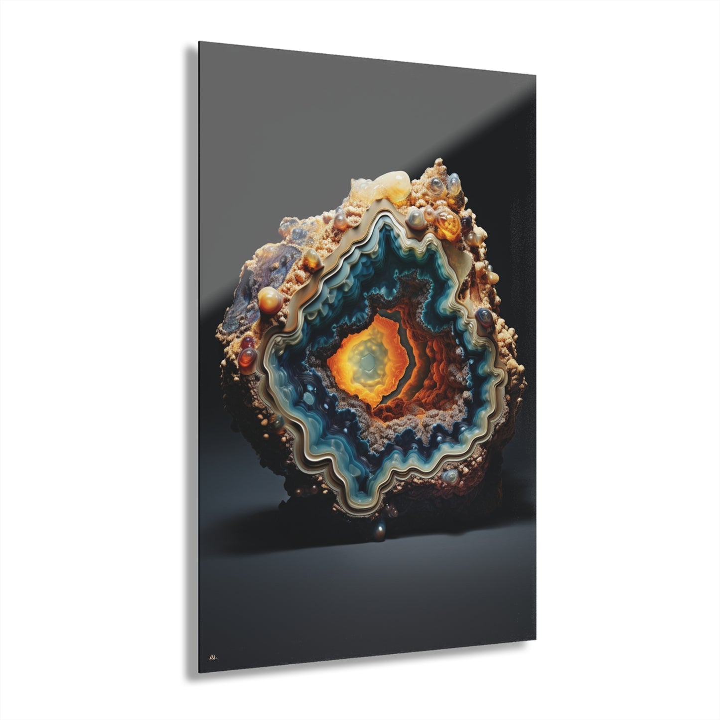 The Eye Geode, Abstract, Concept, Acrylic Wall Art