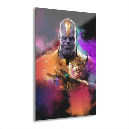 Snap, Thanos, Marvel Color Splash, Concept, Style, Acrylic Wall Art