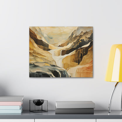 Mountain Range Canvas Art