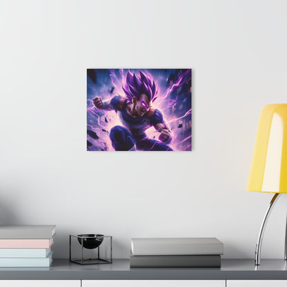 Vegeta god of destruction, dragon ball fan, concept style, acrylic wall art