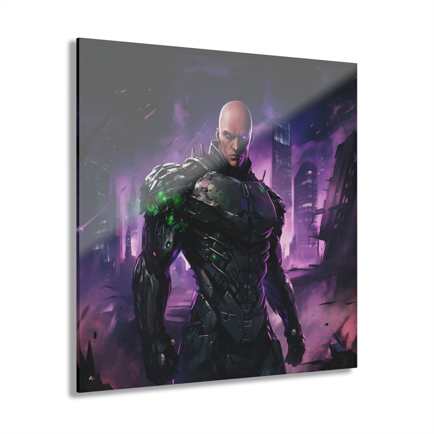 Luthor, Lex, DC Color Splash, Concept Style, Acrylic Wall Art