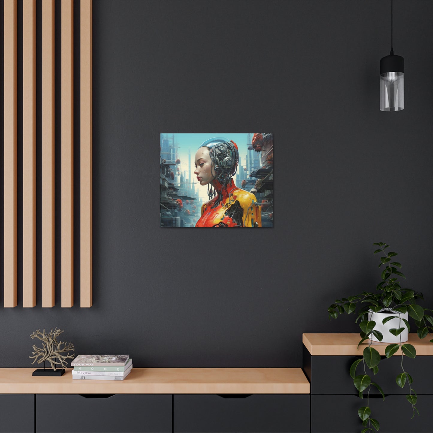 Pretty AI Canvas Art