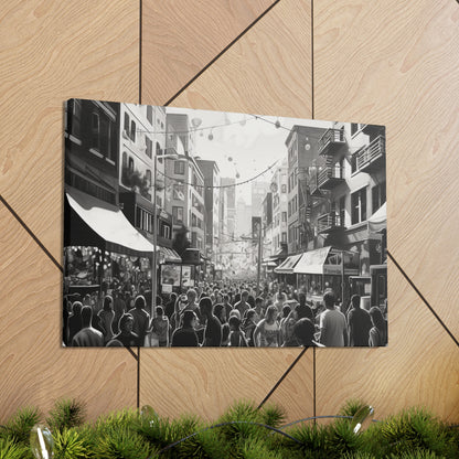 Street Fair Canvas Art