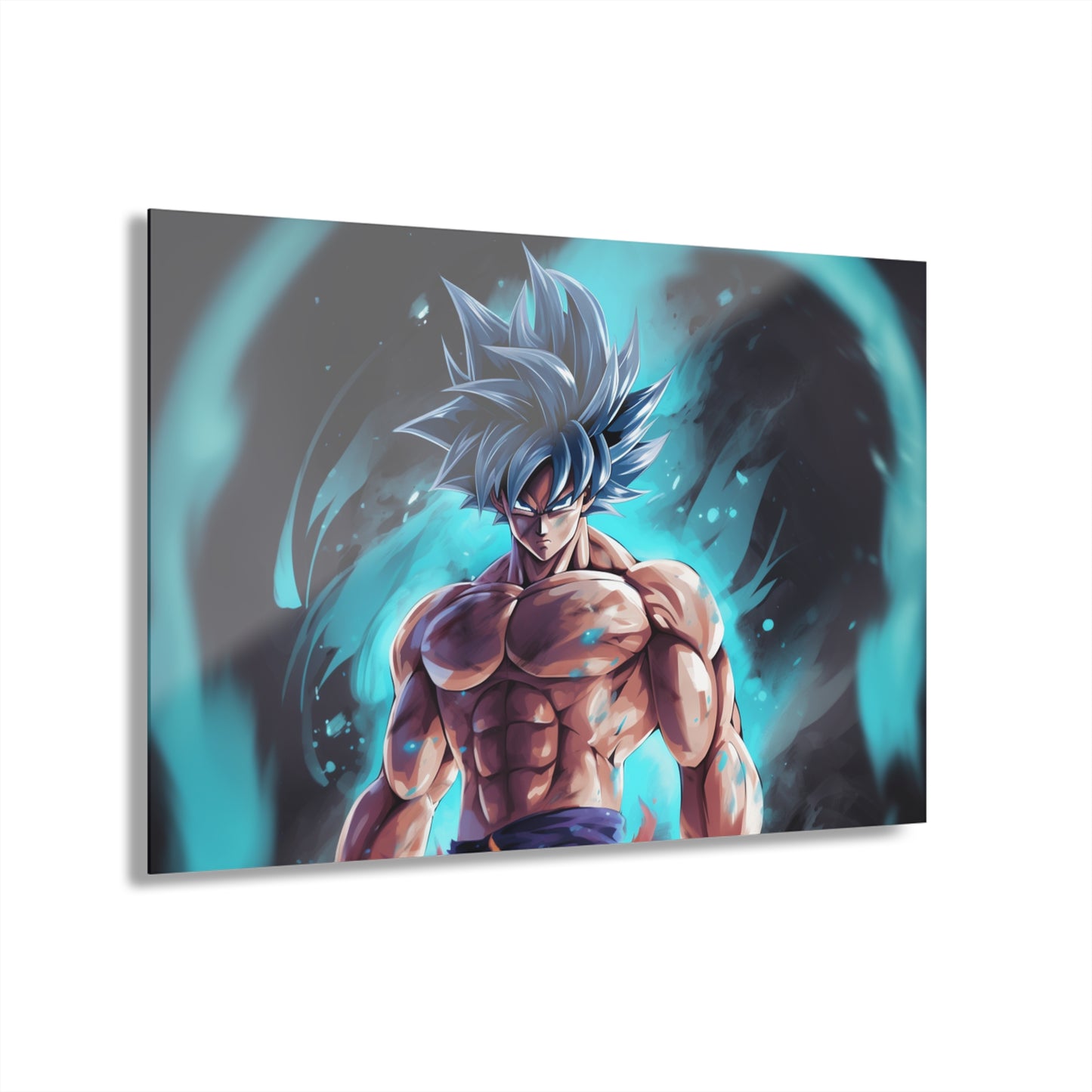 Ultra Instinct, Goku, Anime Color Splash, Concept, Acrylic Wall Art