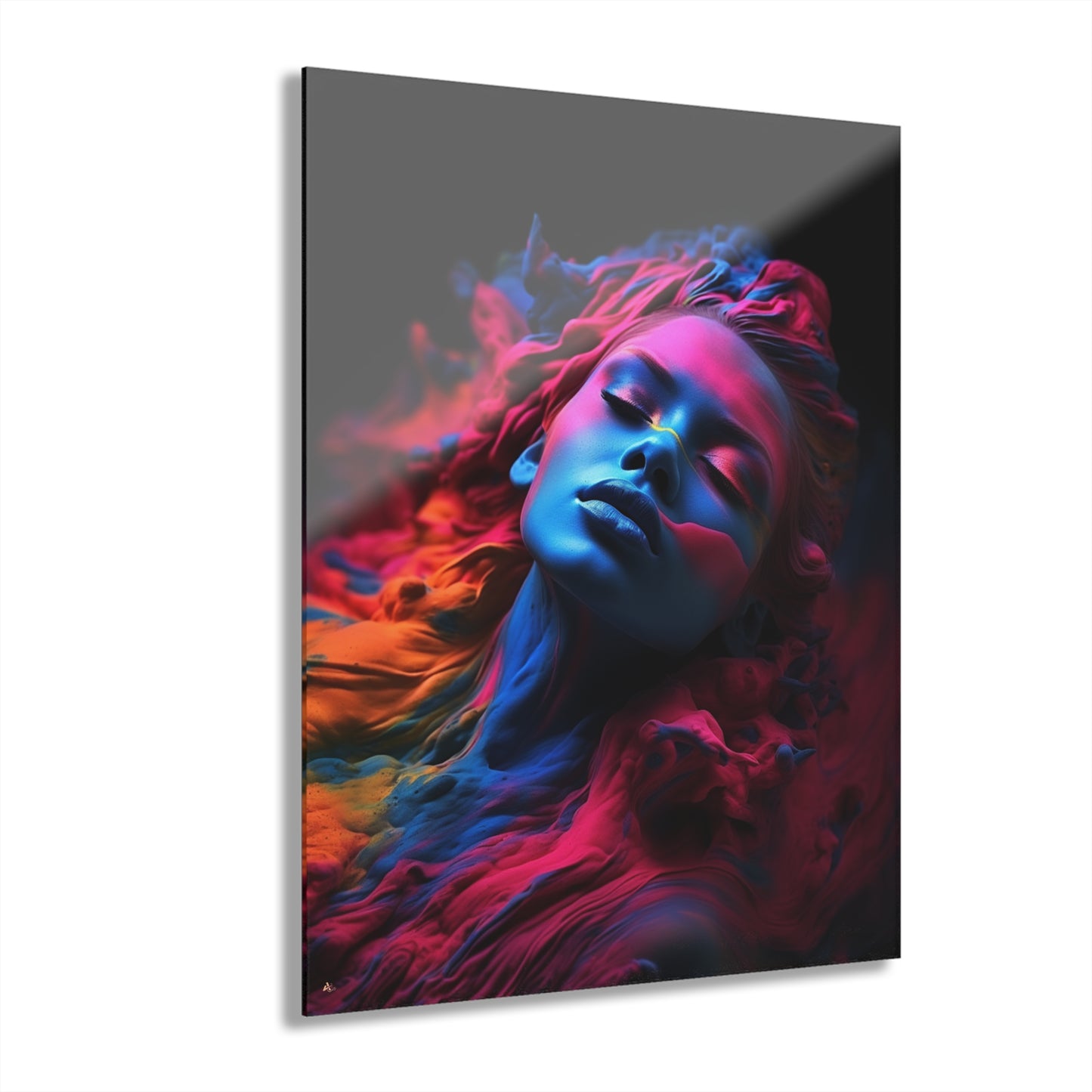 Melt, Concept Style, Color Splash, Acrylic Wall Art