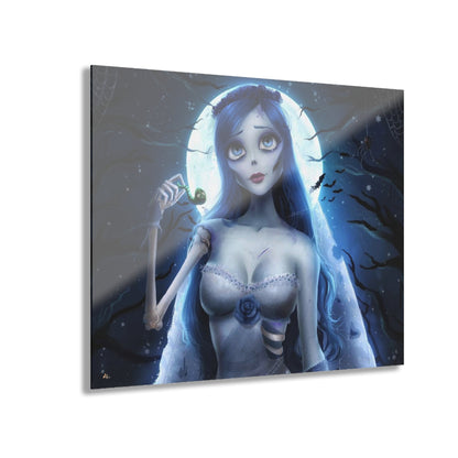 Graveyard Bride, Corpses' Bride, Animated Color Splash, Concept Style, Acrylic Wall Art