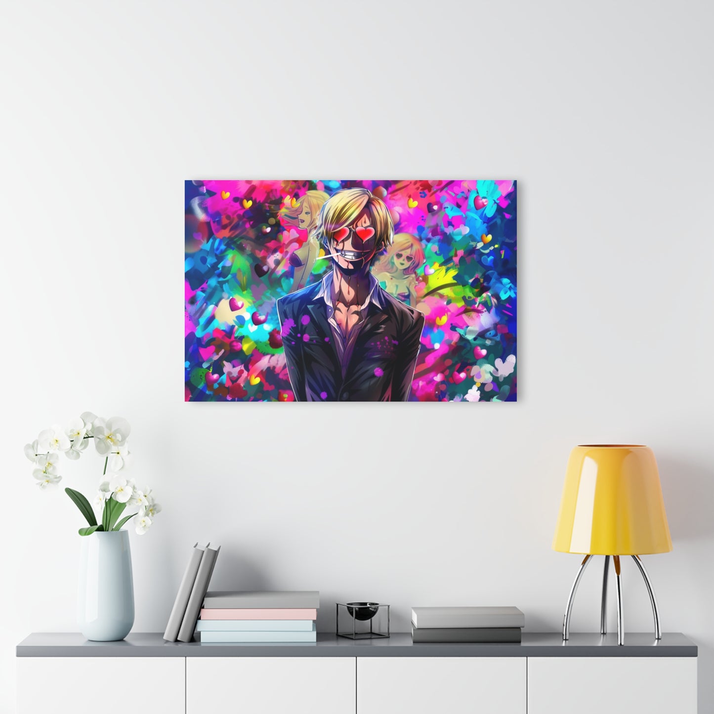 Lovestruck Sanji, One Piece Concept Style, Acrylic Wall Art