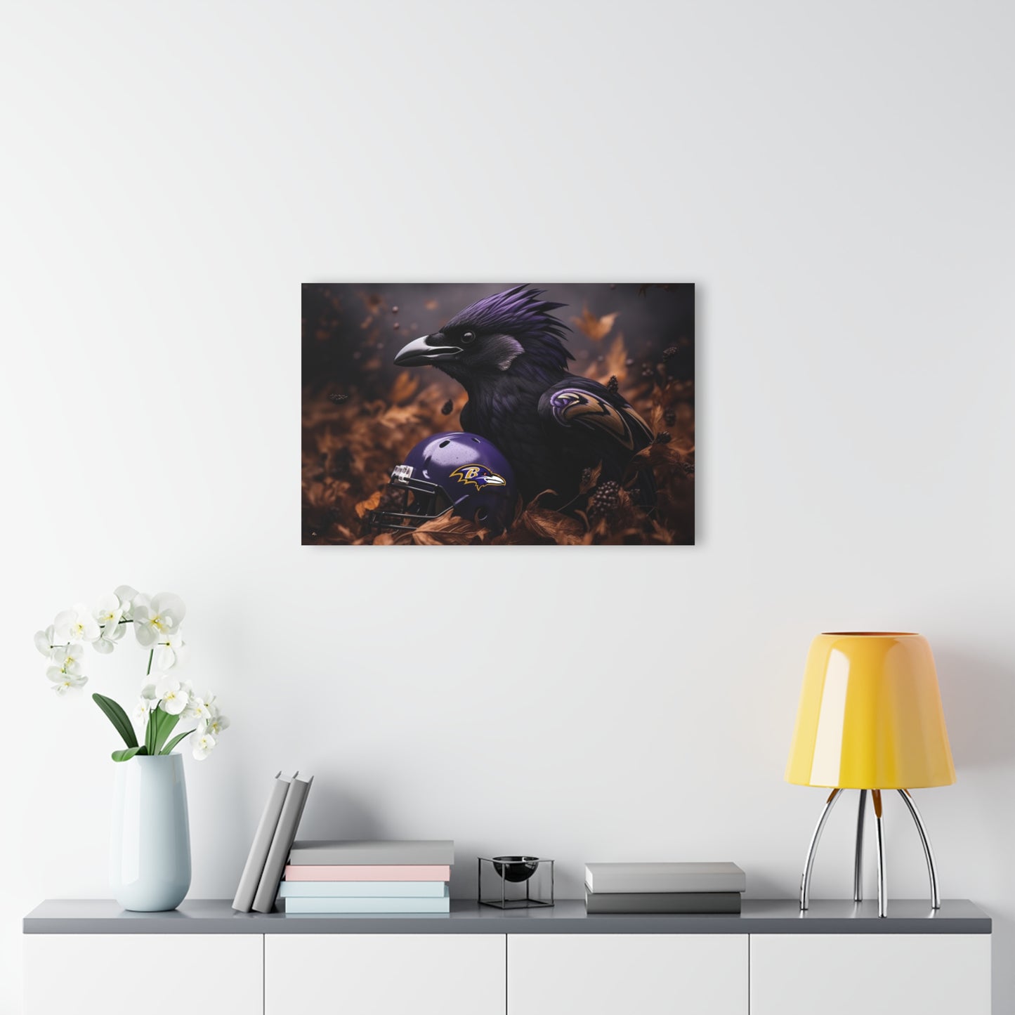 Raven's Game, Baltimore Fan Concept Style, Acrylic Wall Art