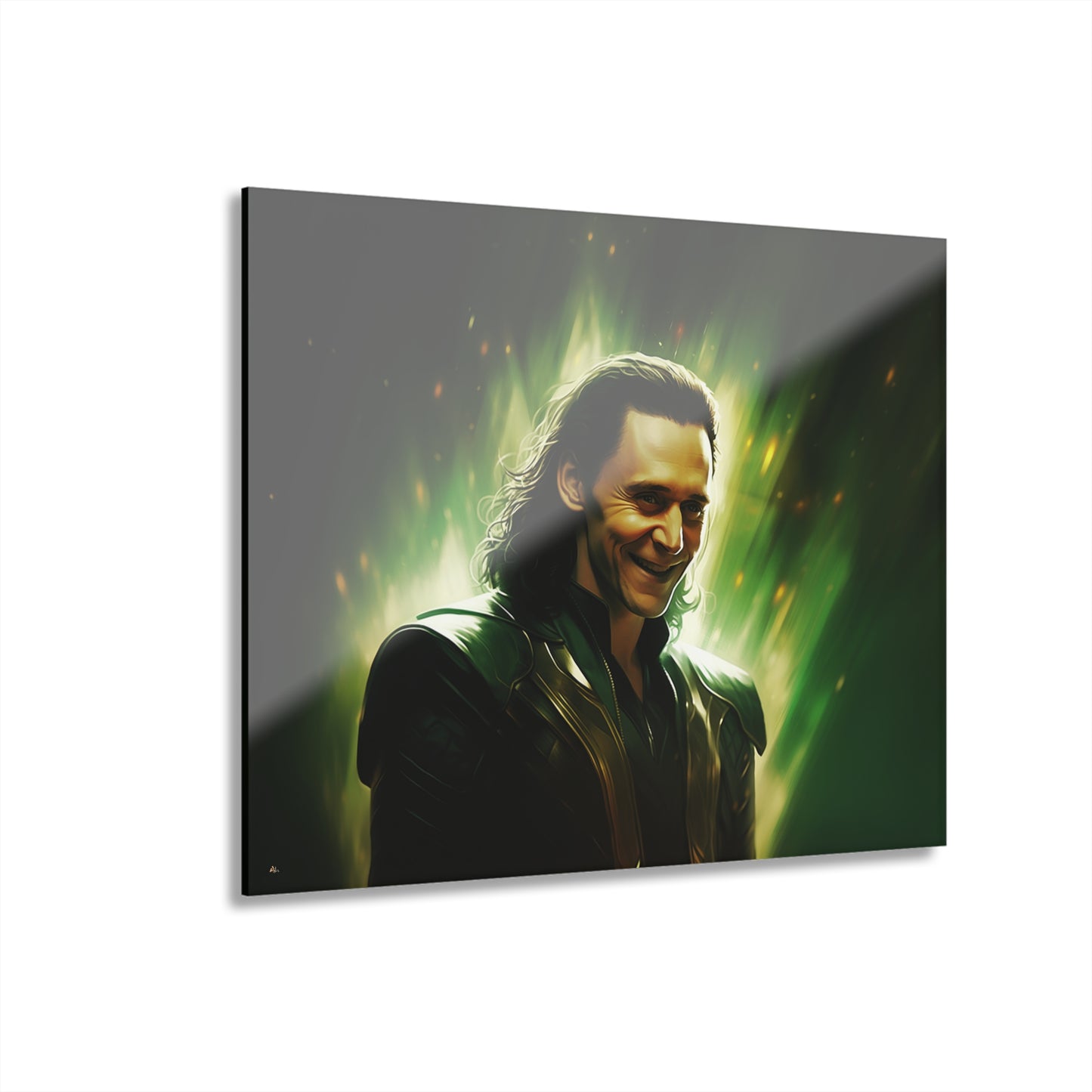 Glorious Purpose, Loki, Marvel Color Splash, Concept Style, Acrylic Wall Art