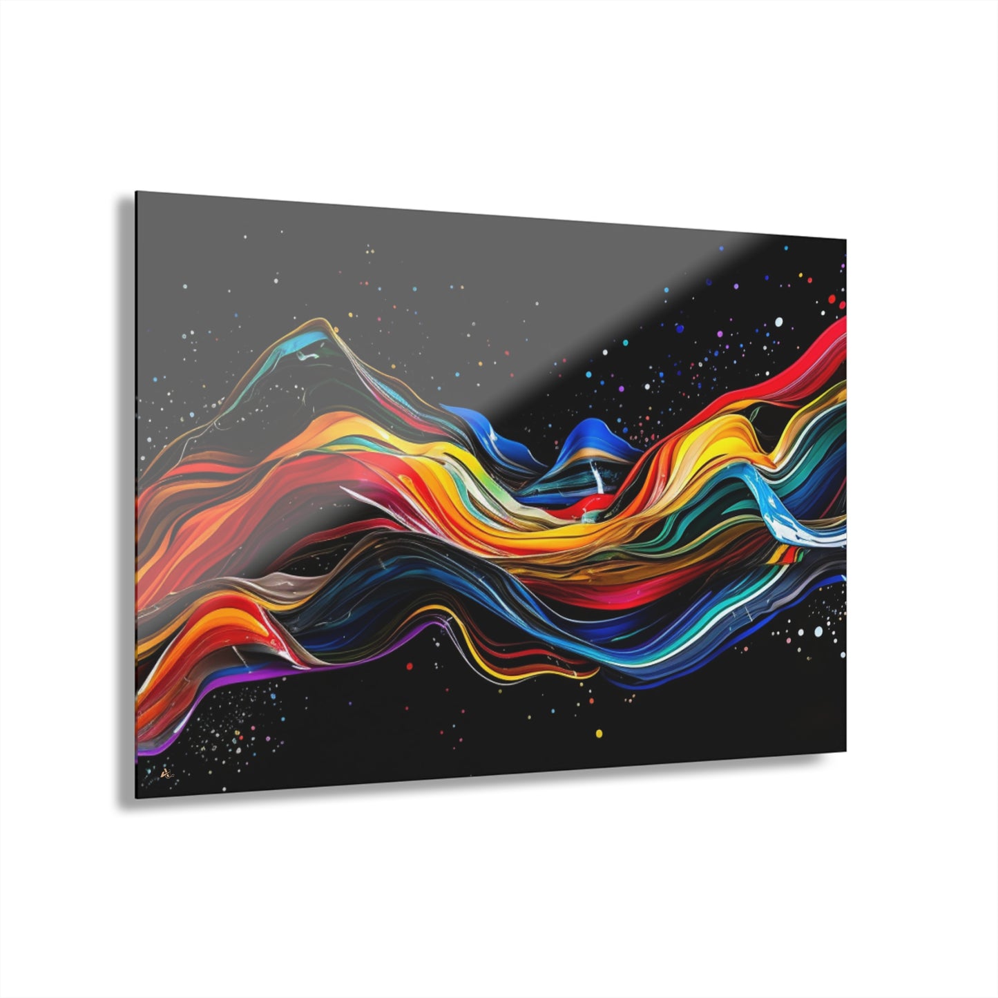 Wave Length, No Background Concept Style, Acrylic Wall Art