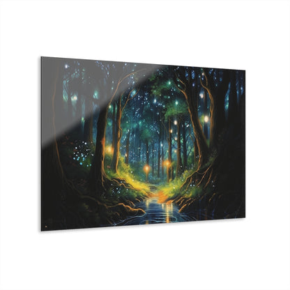 Firefly Dream, Landscape, Concept, Acrylic Wall Art