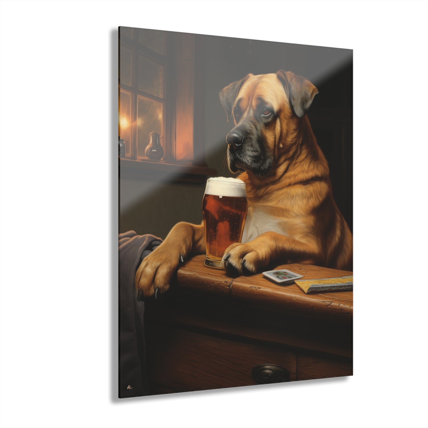 Draft Dog, Animal Concept Style, Acrylic Wall Art