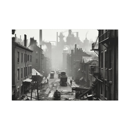 Industrial City Canvas Art