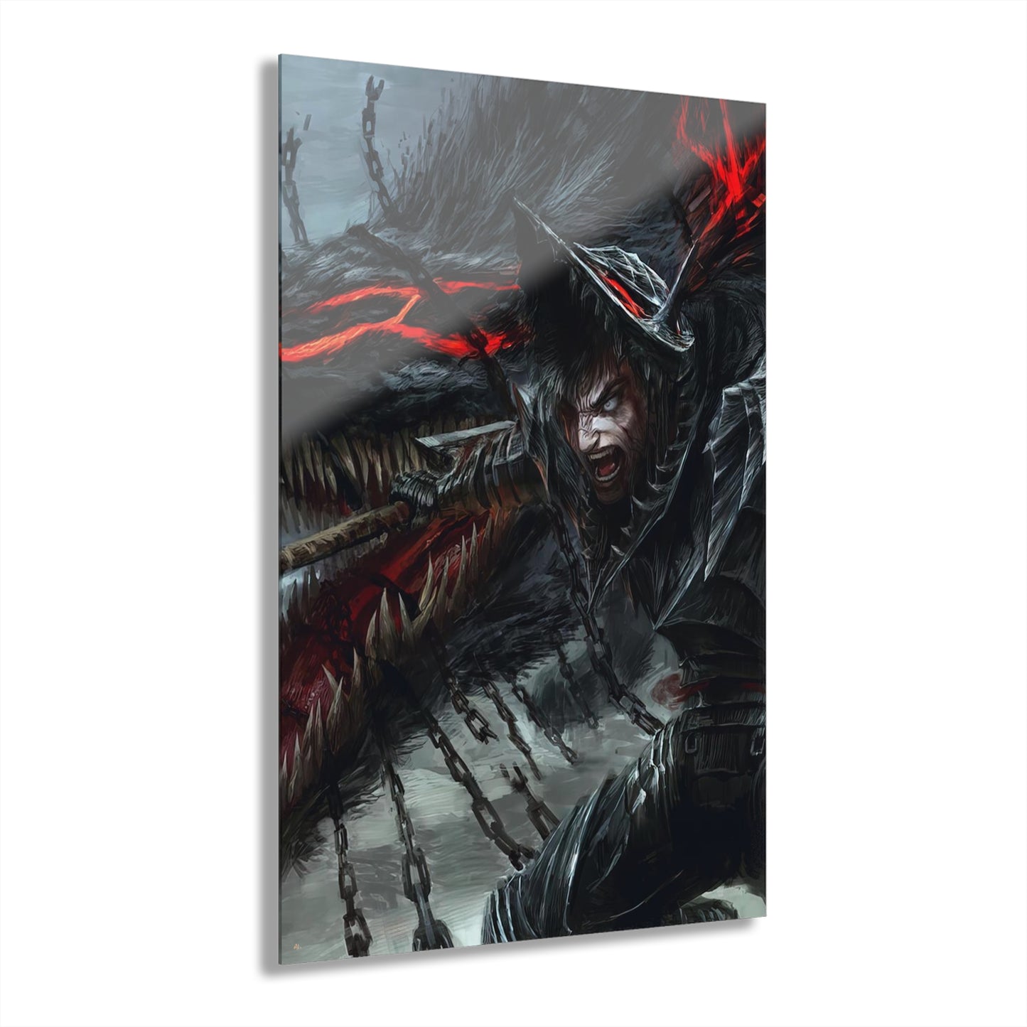 Berserk, Anime, Guts, Concept Style, Acrylic Wall Art