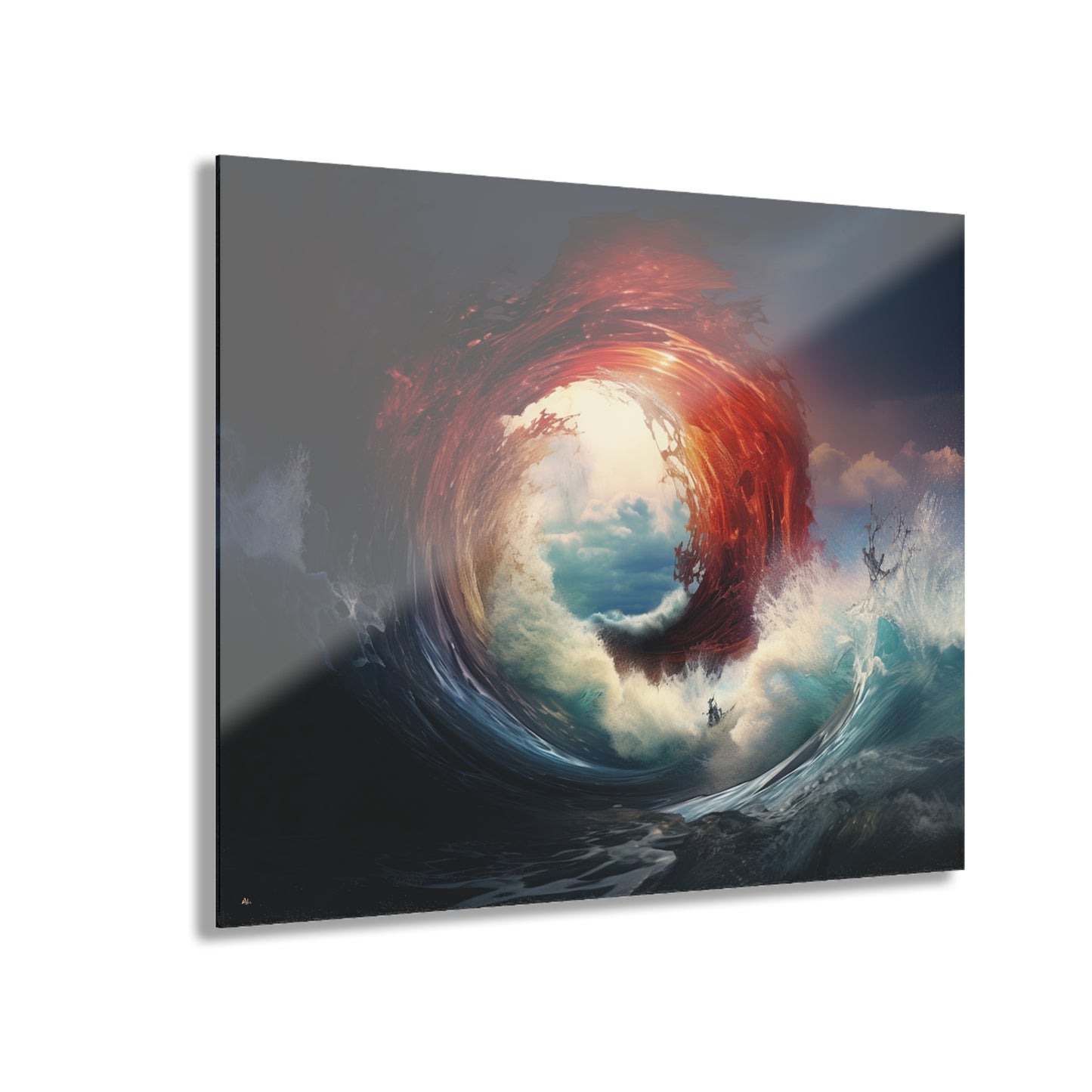 Sea Portal, Abstract Concept Style, Acrylic Wall Art