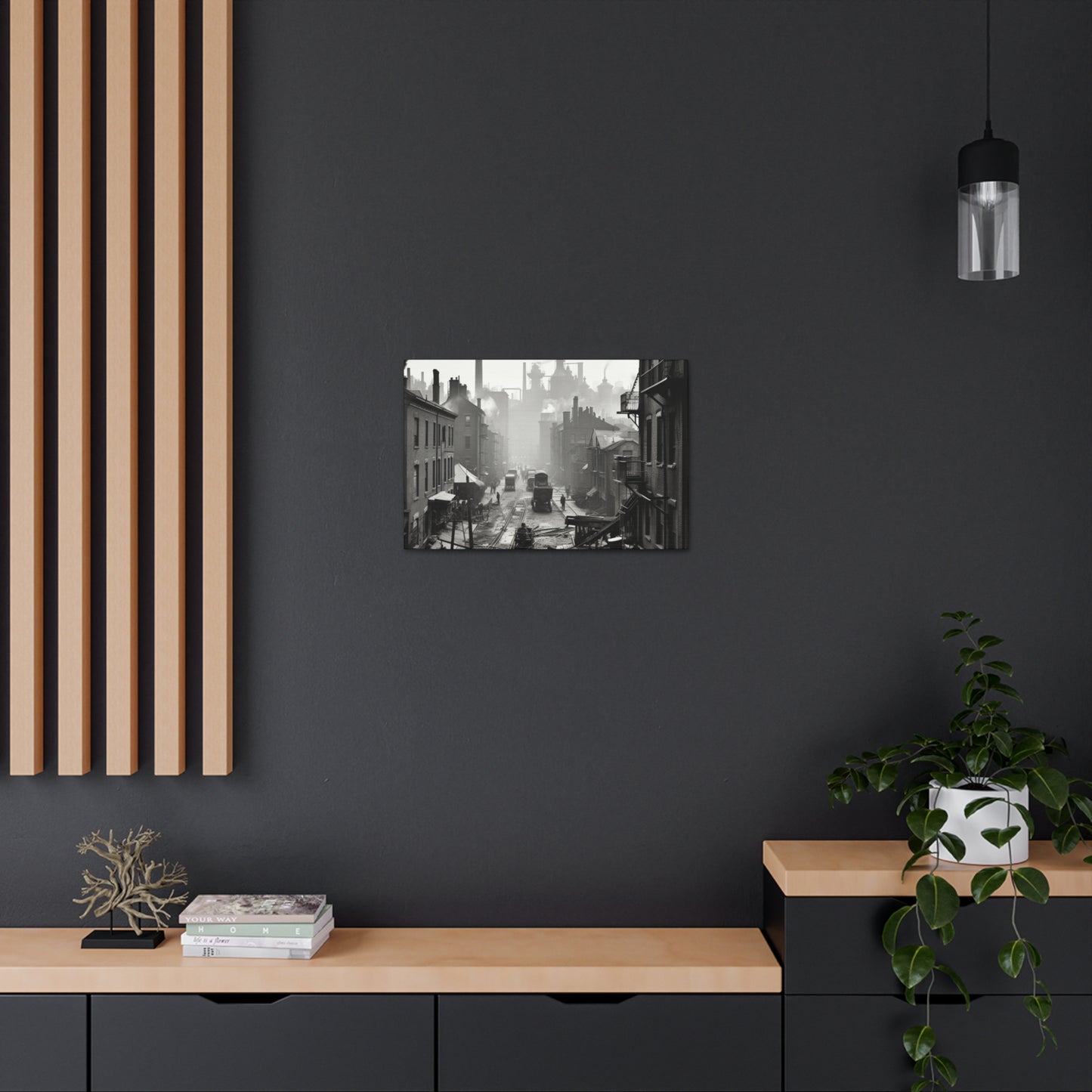 Industrial City Canvas Art