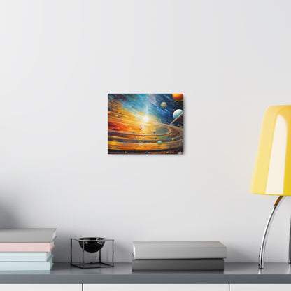 Arklo Art, Multiverse, galaxy, planets, sun, stars, Canvas Gallery Wraps