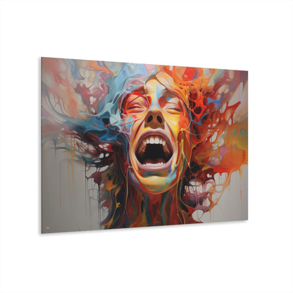 Pain, Abstract Concept Style, Acrylic Wall Art