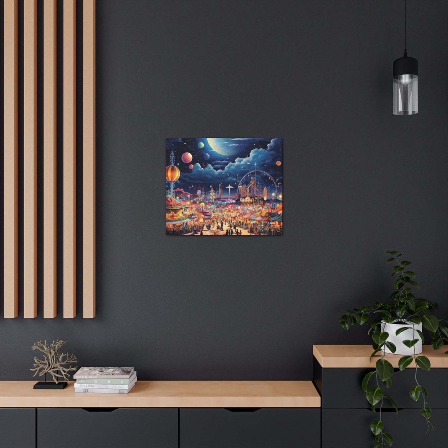 Space Carnival Canvas Art