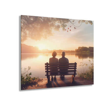 Lakeside Love, Landscape Concept Style, Acrylic Wall Art