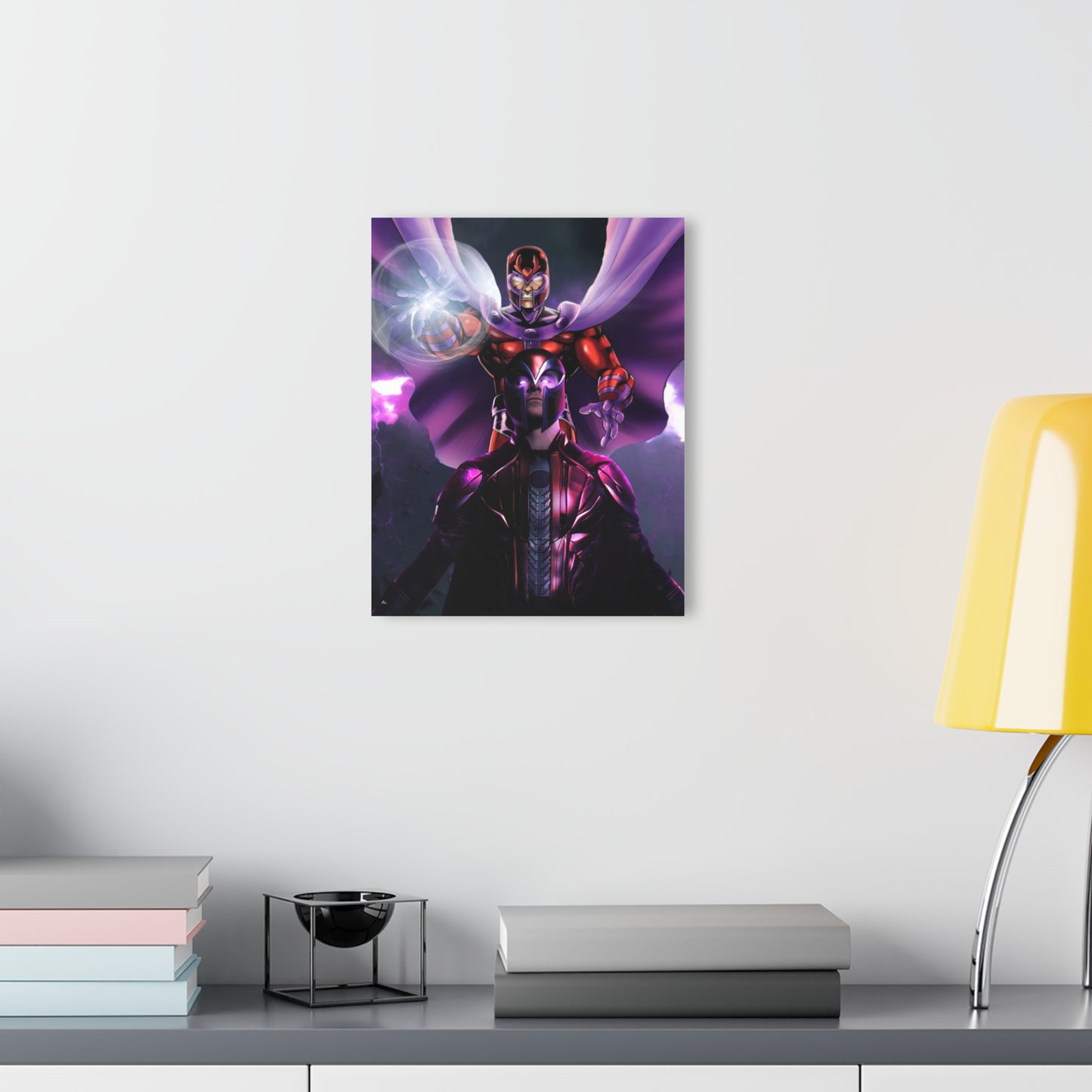 Magneto's Resonance, Michael Fassbender, Fan Concept Style, Acrylic Wall Art