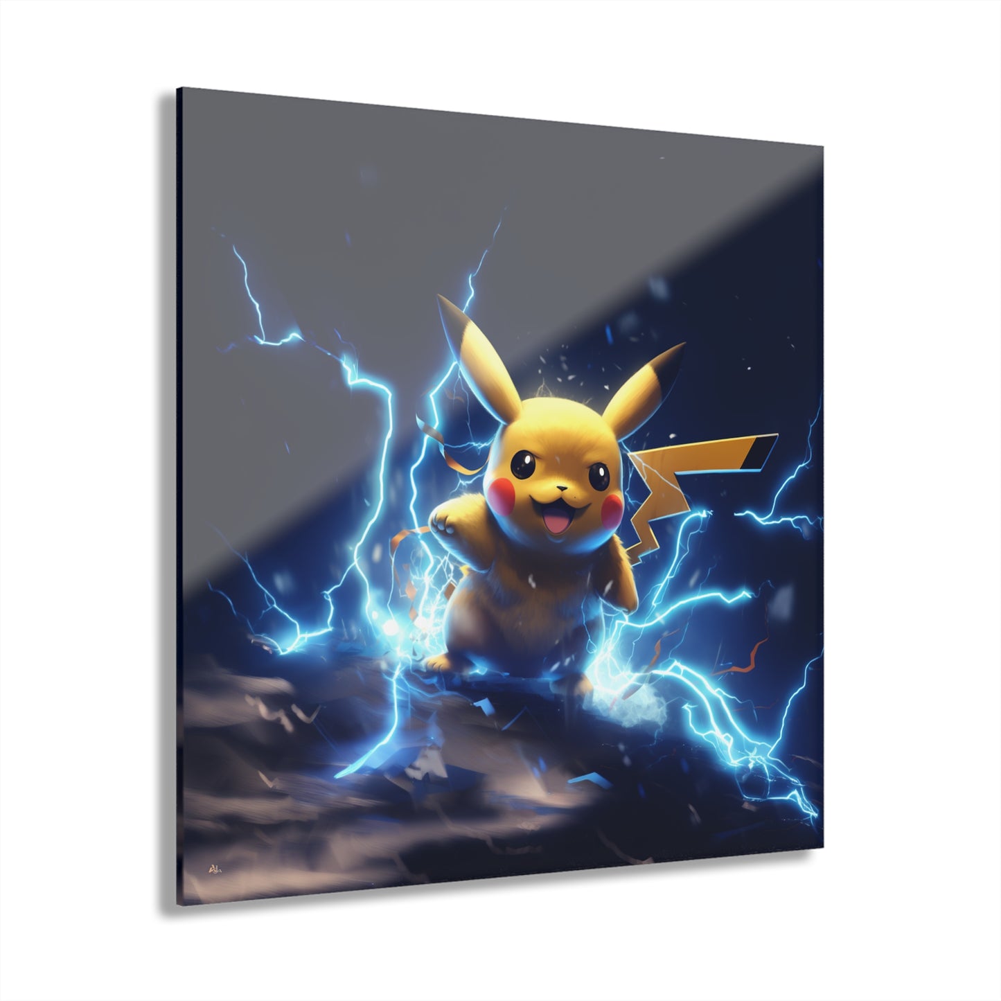 Pika, Color Splash, Concept Style, Acrylic Wall Art