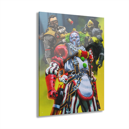 Caustic's Chromatic Carnival, Apex Legend Fan Concept Style, Acrylic Wall Art