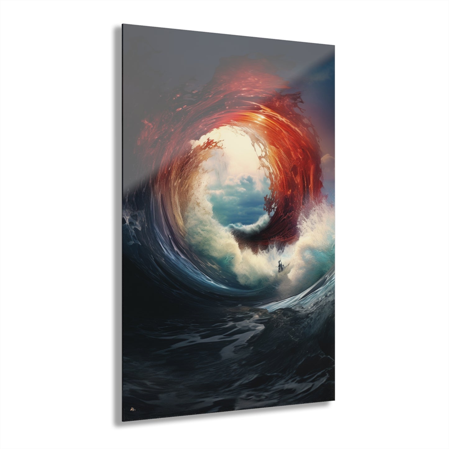 Sea Portal, Abstract Concept Style, Acrylic Wall Art