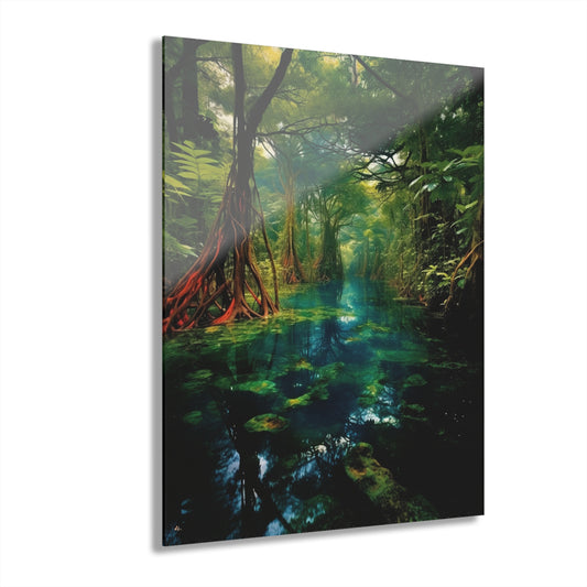 Amazon, Landscape, Concept, Acrylic Wall Art