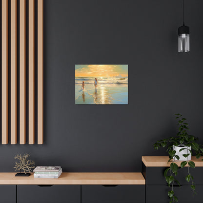 Sunset Walk Canvas Art