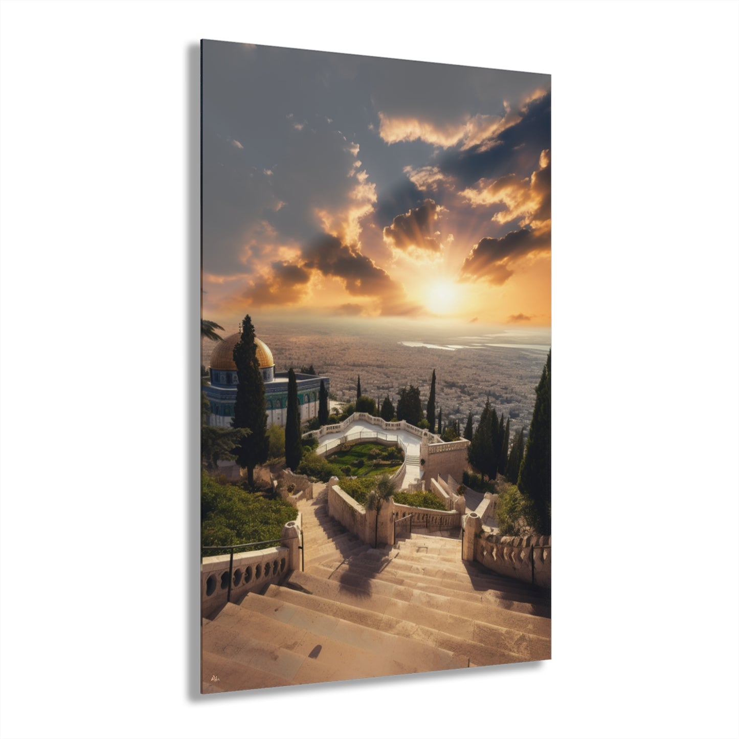 Holy, Landscape, Location, Concept, Acrylic Wall Art