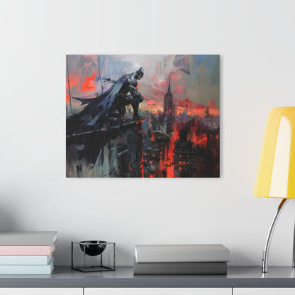 Abstract Knight, Fan Concept Style Batman, Acrylic Wall Art