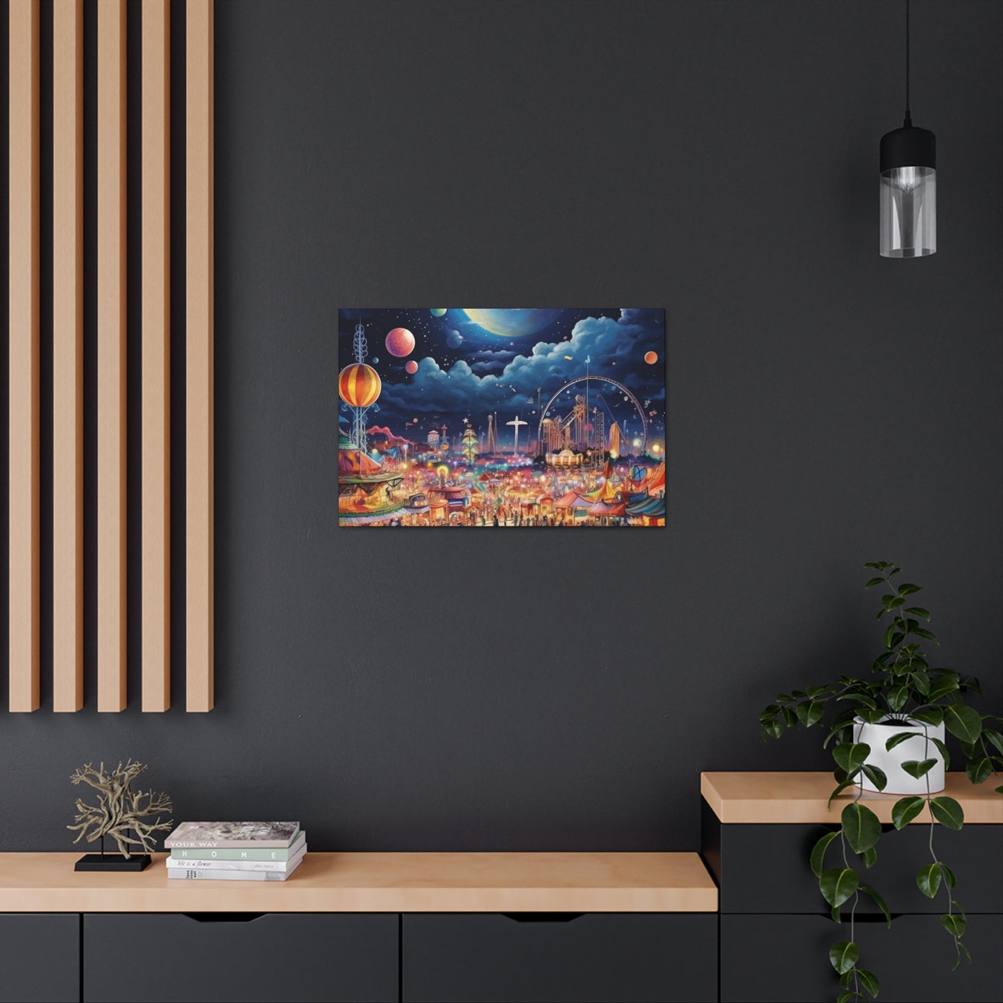 Space Carnival Canvas Art