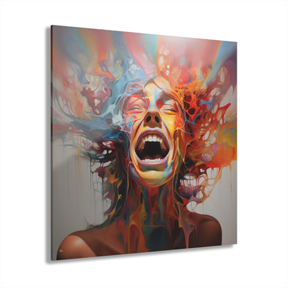 Pain, Abstract Concept Style, Acrylic Wall Art