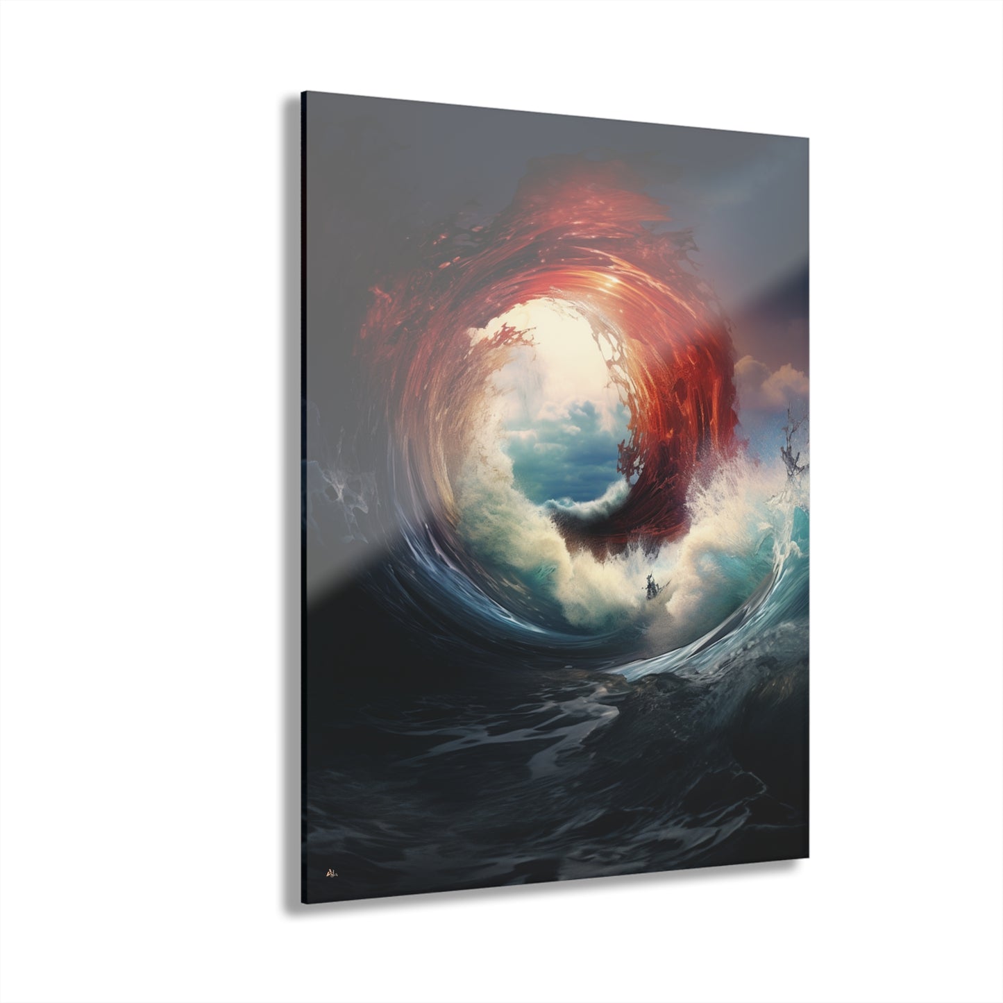 Sea Portal, Abstract Concept Style, Acrylic Wall Art