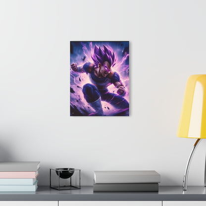 Vegeta god of destruction, dragon ball fan, concept style, acrylic wall art