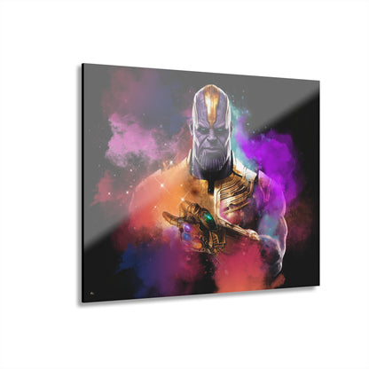 Snap, Thanos, Marvel Color Splash, Concept, Style, Acrylic Wall Art