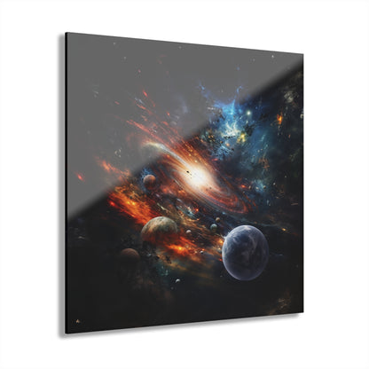 Galactic Whirlpool, Space Concept Style, Acrylic Wall Art