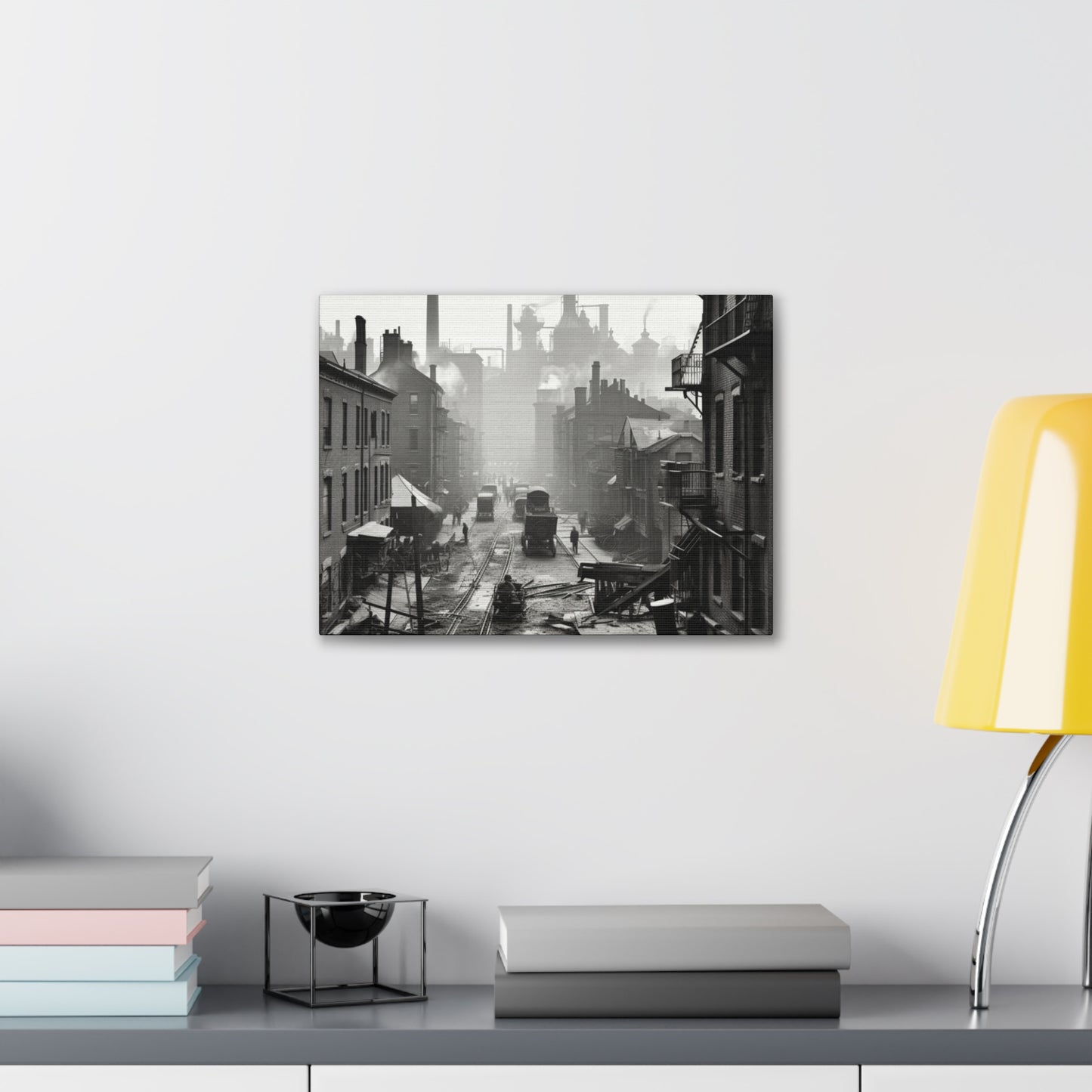 Industrial City Canvas Art