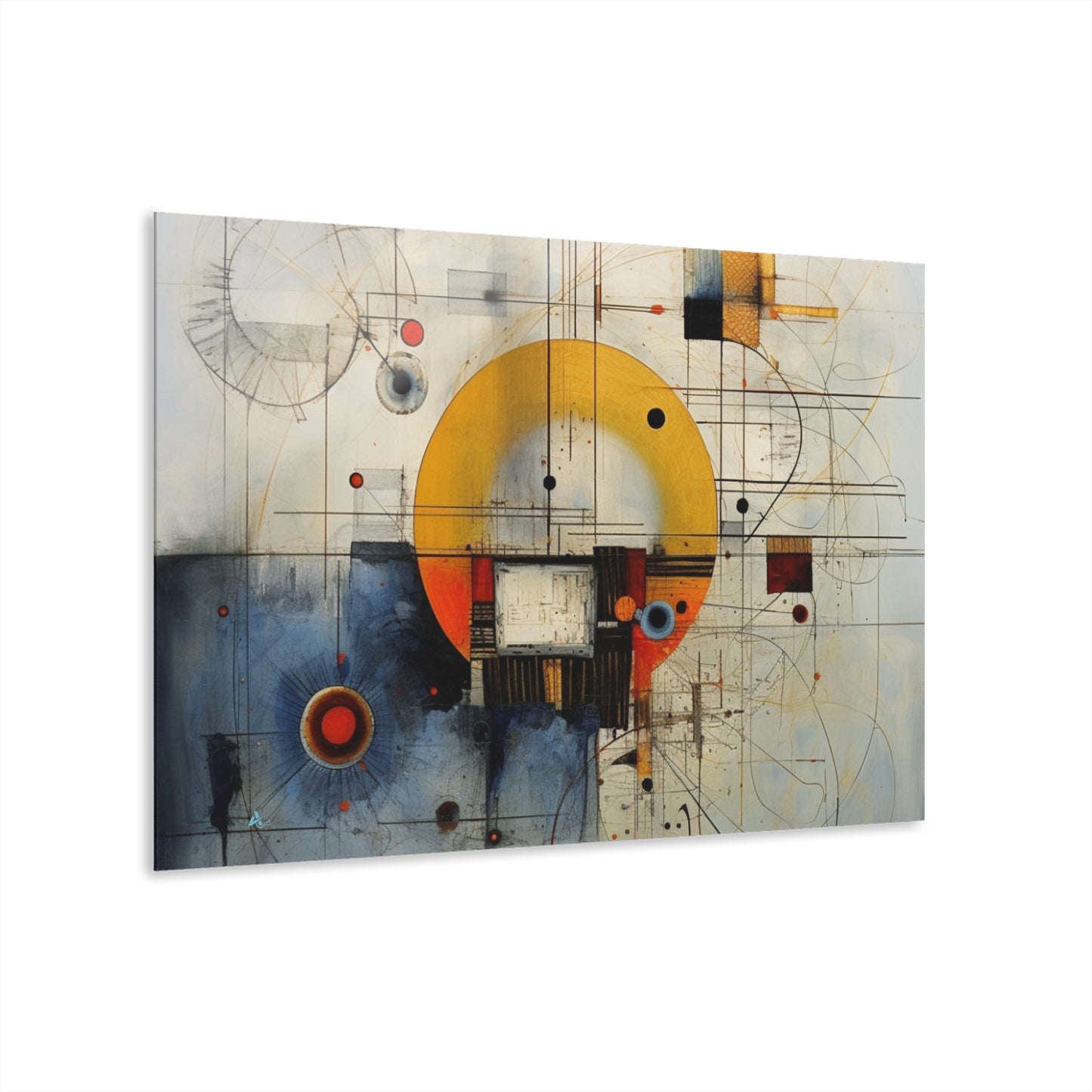 Geometry Reimagined, Abstract Concept, Acrylic Wall Art