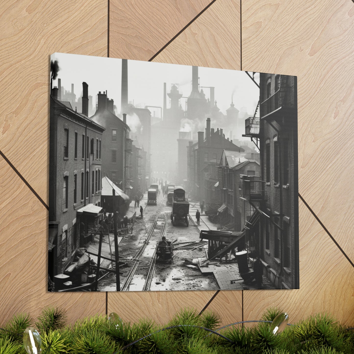 Industrial City Canvas Art